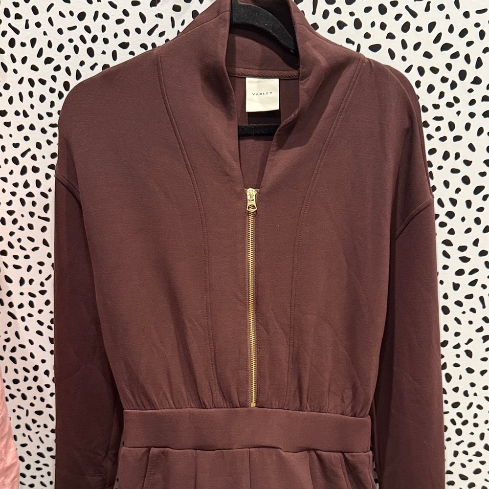 Varley Talia Jumpsuit NWOT in Coffee Bean XS
